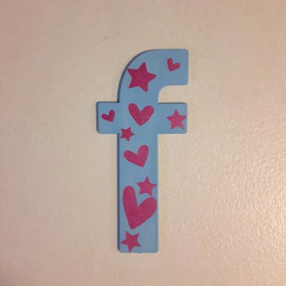 🌞HANDPAINTED INITIAL LETTER f